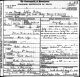 Death Record of Mary Sophie Munn Delvy