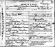 Death Certificate of Albert Vaughn Amsden