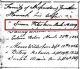 Birth Record of Simon Peter Shepardson