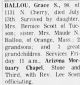 Obituary of Grace S. Ballou