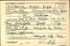 Draft Registration Card of Irvin Victor Goff