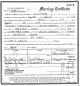 Marriage Certificate of Lisbeth A. Ward and Ronald S. Hemming 