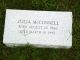 Gravestone of Julia McConnell