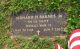 Grave Marker of Bernard H. Barnes Jr.