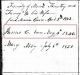 Birth Record of James C. Moore