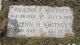 Grave Marker of Pauline E. Whitney