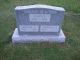 Gravestone of Ralph F., Arthur E. and Patricia J. Kingsbury